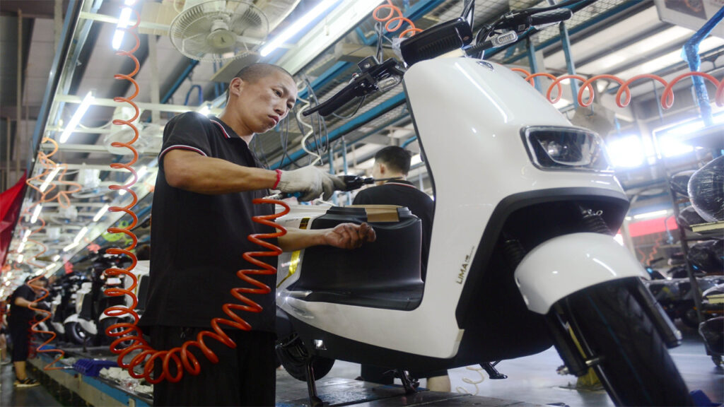 Motorcycle Assembly Line Factory
