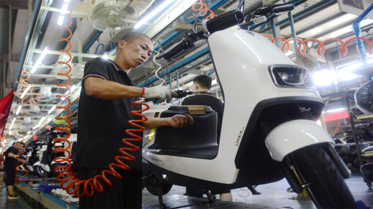 Motorcycle Assembly Line Factory