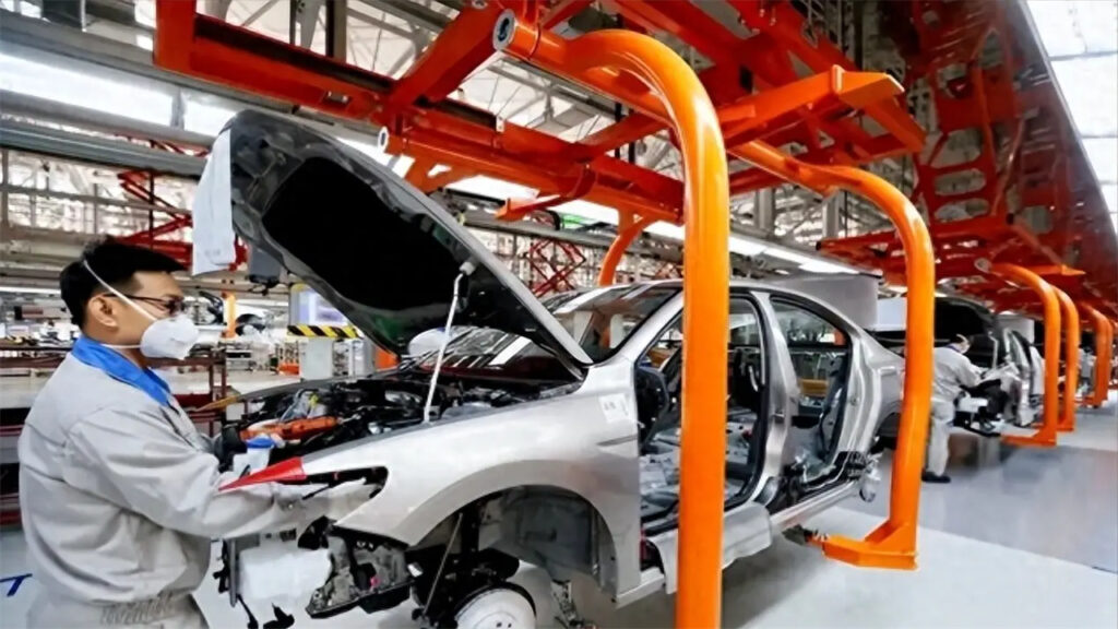 sedan assembly line