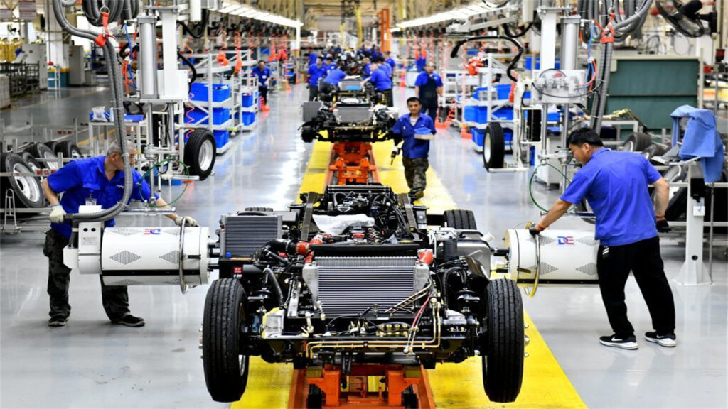 light truck assembly line