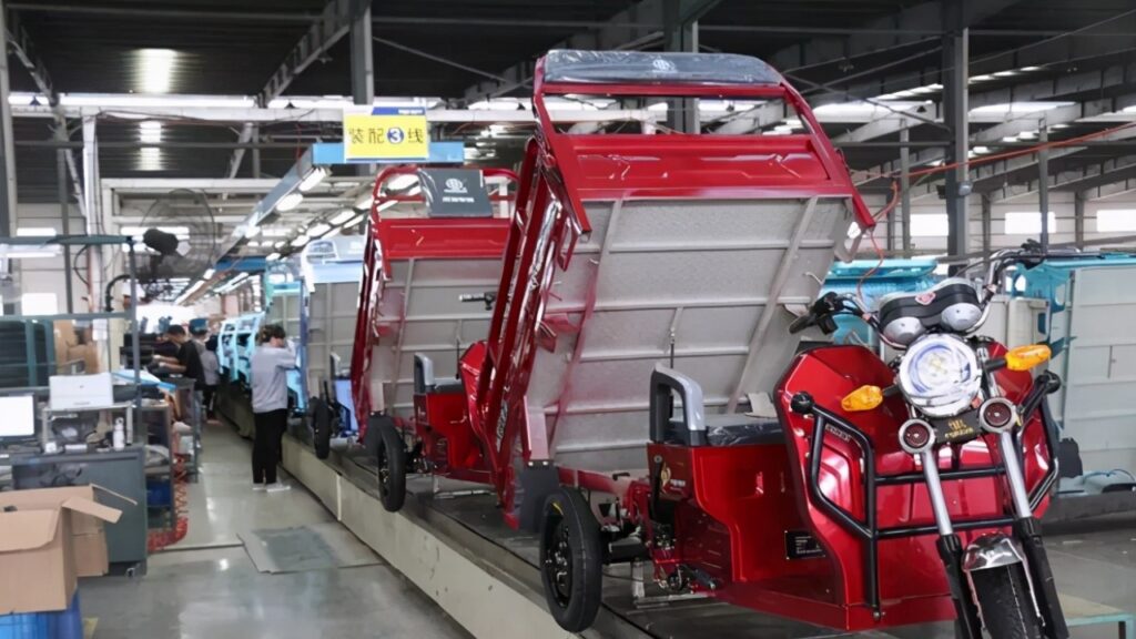 intelligent tricycle assembly line