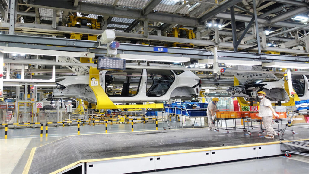 sedan assembly line