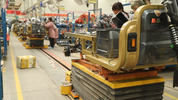 intelligent tricycle assembly line