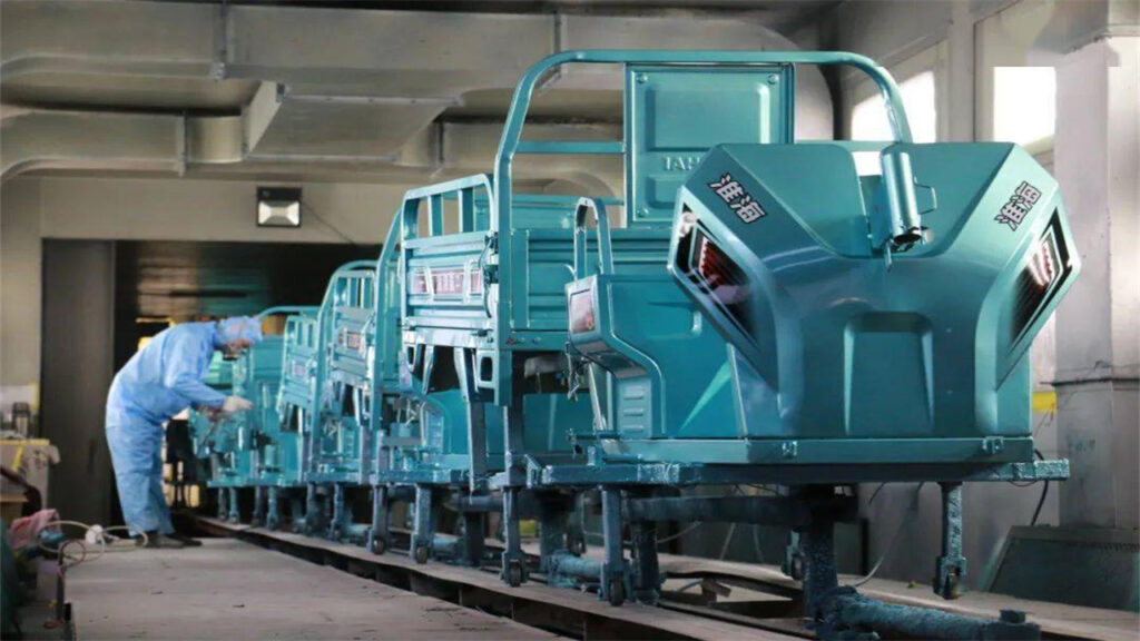 tricycle assembly line to reduce the cost