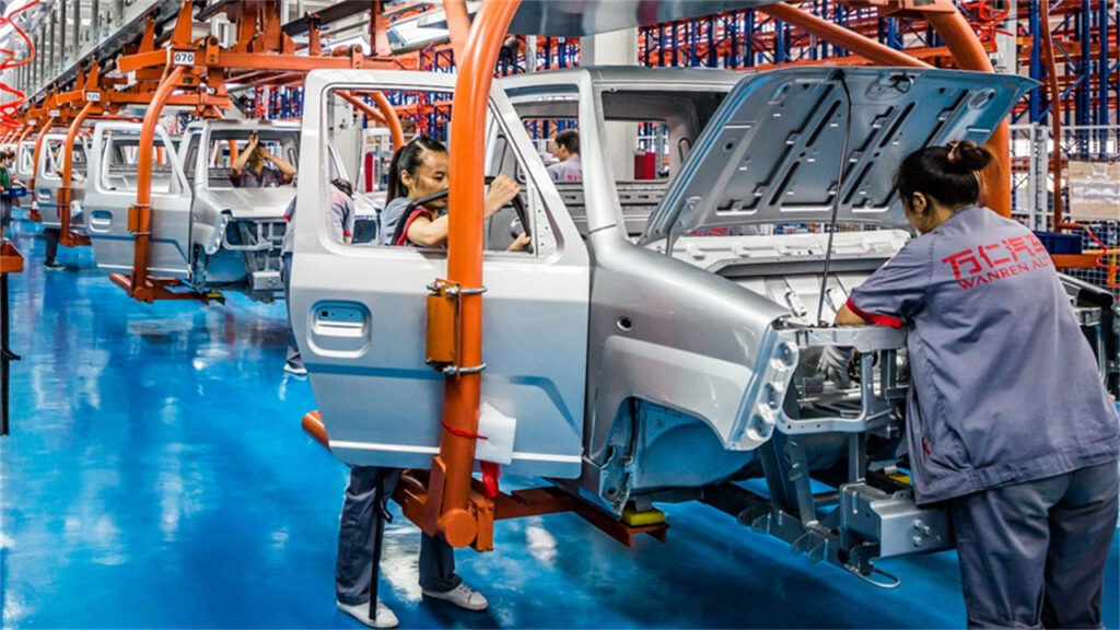 pickup truck CKD production line