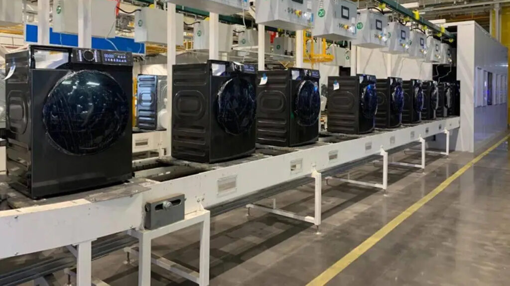 Washing Machine Assembly Line Factory