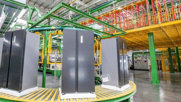 fridge assembly line