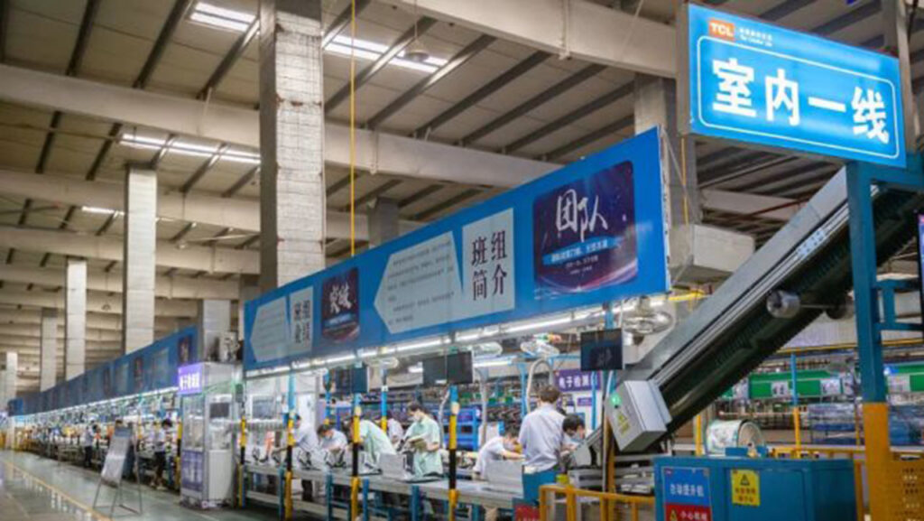 Home air-conditioner assembly line