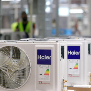 air-conditioner assembly line