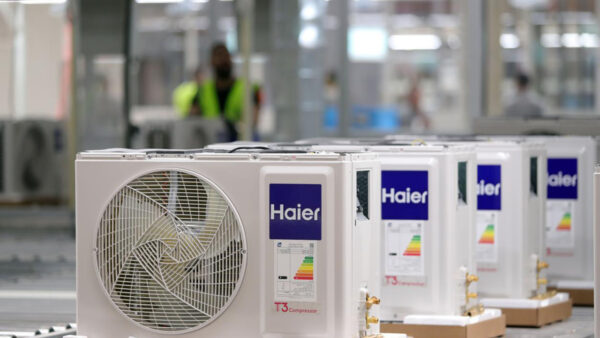 air-conditioner assembly line