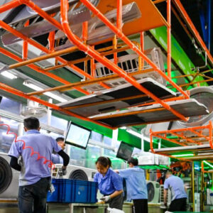 air-conditioner assembly line factory