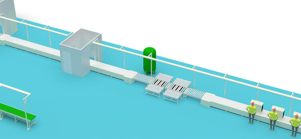 air-conditioner assembly line design