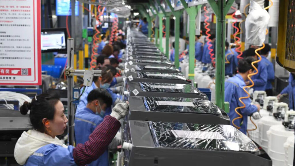 Washing Machine Assembly Line Factory