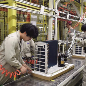 Air Conditioner Assembly Line Characters