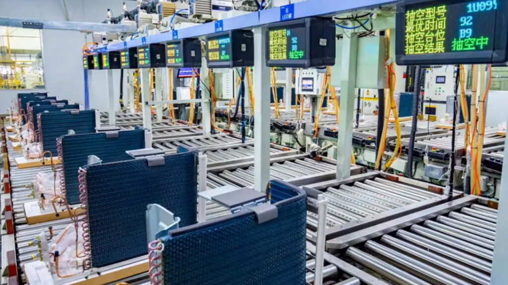 Air Conditioner Assembly Line Characters