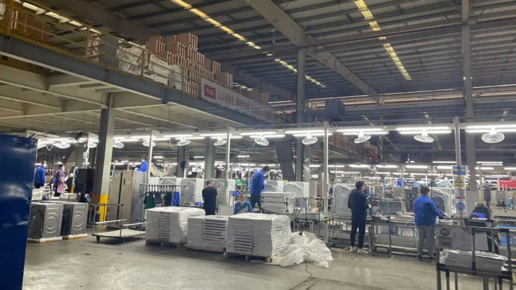 SKD Washing-Machine Assembly Line