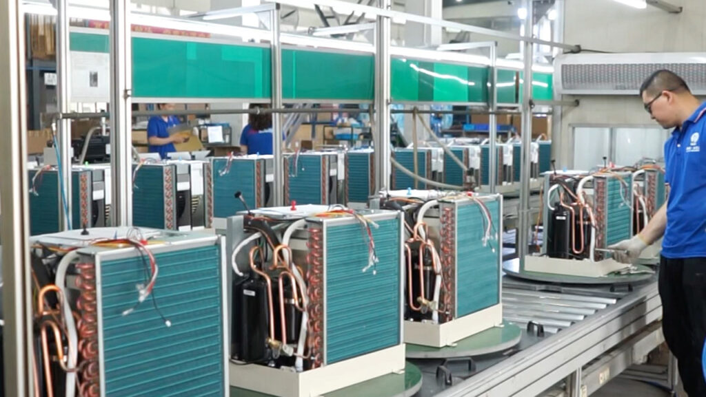 SKD Air Conditioner Assembly Line