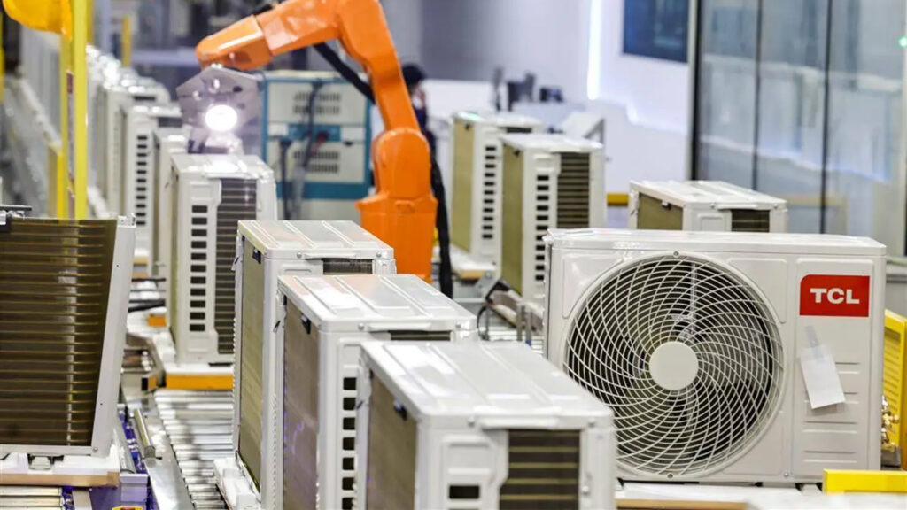 SKD Air Conditioner Assembly Line