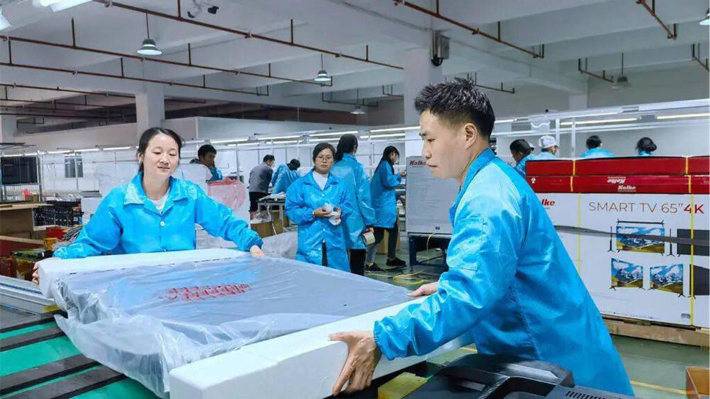 automated TV Assembly Line